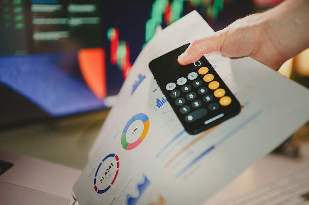 person tracking finances